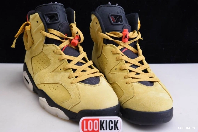 Kick Theory 6 X TRAVIS CN1084-300 YELLOW JORDAN SCOTT AIR 0821